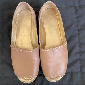 PRADA
Napa Leather Platform Espadrille, Naturale